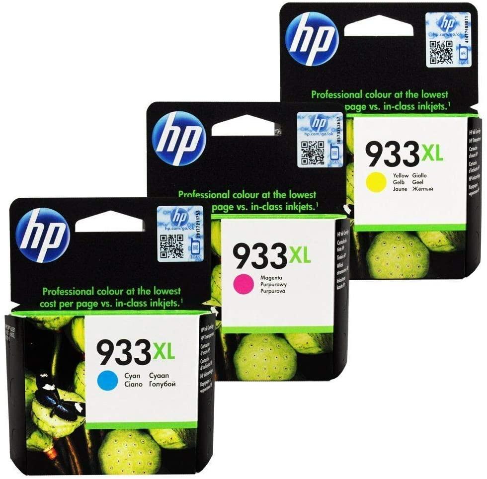 Hp 933xl High Yield Original Ink Cartridge(cyan,magenta,yellow) - eBuy UAE